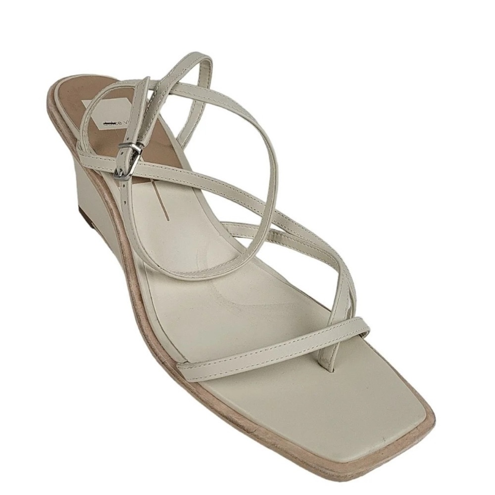 Dolce Vita Sandals Gemini Ivory Strappy Wedges